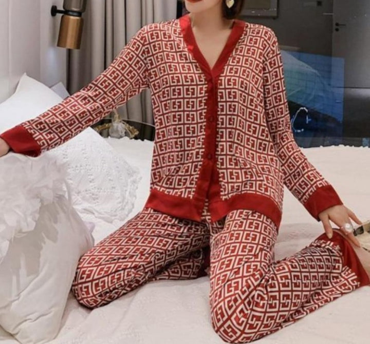 Pijama Laura - Vermelho